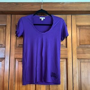 NWOT Burberry, Brit purple short sleeve T-shirt